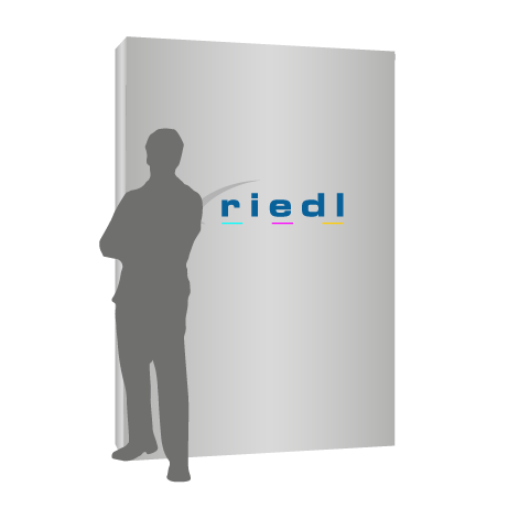Textilfaltwand | 2 x 3 Felder gerade | einseitig bedruckt