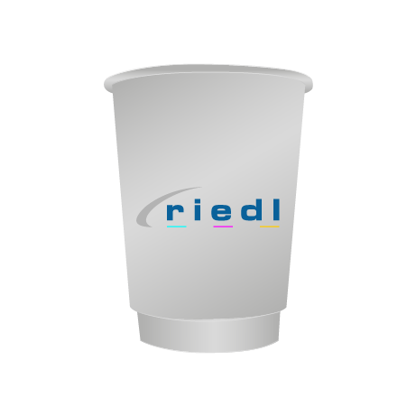 Pappbecher BIO | 400 ml doppelwandig | rundum bedruckt