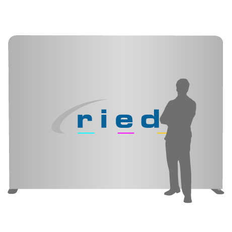 Textilwand ALU | 300er gerade | einseitig bedruckt