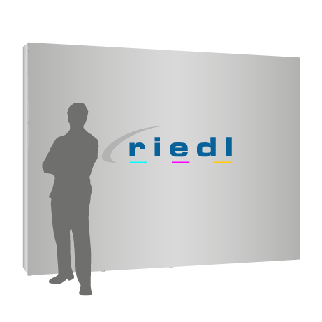 Textilfaltwand | 4 x 3 Felder gerade | einseitig bedruckt